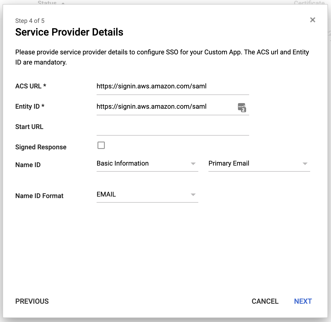 service provider details